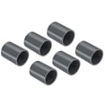 thumbnail image 1 of Unique Bargains UPVC Pipe Fitting 1.26 Inch Socket, 6 Pack Straight Coupling, Grey, 1 of 5