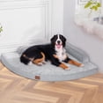 thumbnail image 1 of Cama ortopédica para perros MEKIY con funda extraíble y lavable gris XXL, 1 of 7