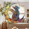 thumbnail image 6 of AatoeaX Enchanting Winged Cat Acrylic Hanging - Whimsical, Magical for Fantasy - themed Spaces, Bedroom Decor [Winged Cat, Acrylic Hanging, Whimsical, Magical, Fantasy - themed, Bedroom Decor], 6 of 7
