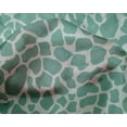 thumbnail image 4 of oneOone Silk Tabby Dusty Teal Green Fabric Giraffe Animal Skin Dress Material Fabric Print Fabric By The Yard 42 Inch Wide, 4 of 4