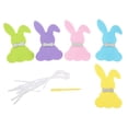 thumbnail image 2 of Decoración De Pancarta De Conejo, 3 Juegos De Pancarta De Conejo De Fieltro, Pancarta De Feliz Pascua, Guirnalda, Accesorios para Fotos para Decoración del Hogar, 2 of 14
