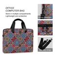 thumbnail image 4 of FORMRS 16" Laptop Bag Carrying Sleeve Case with Handle Travel Shoulder Briefcase, Colorful Mandala Pattern, 4 of 8