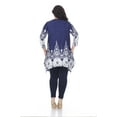 thumbnail image 4 of White Mark Women's Plus Size Dulce Tunic Top, 4 of 4