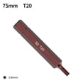 thumbnail image 4 of 7Pcs T20-T25 Star Screwdriver Bit 10Mm Hex Shank For Impact Screwdriver Head, 4 of 9