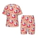 thumbnail image 1 of Balery Bunny And Strawberry Conjunto de Pijama Infantil de Manga Corta con Estampado – Ropa de Dormir de Algodón Suave-4X-Large, 1 of 6
