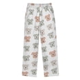 thumbnail image 2 of Bulldog Face Pattern Pajama Pants Soft Lightweight Lounge Pants Bottoms Sleep Pants Warm Comfy, 2 of 9