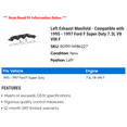 thumbnail image 2 of Left Exhaust Manifold - Compatible with 1995 - 1997 Ford F Super Duty 7.3L V8 VIN F 1996, 2 of 2