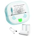 thumbnail image 1 of Impresora de Pegatinas, Miniimpresora, Impresora Portátil de Pegatinas con Bluetooth y 3 Rollos de Papel, Impresora Térmica Sin Tinta., 1 of 5