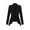 Black, variant on Women's Casual Long Sleeve Solid Open Blazer Jacket