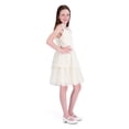 thumbnail image 3 of Kensie Girl Sleeveless Soutache Soft Mesh Dress, Sizes 4-16, 3 of 6