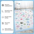 thumbnail image 3 of Miraculous Ladybug Charming Paris Blue 5' x 7' Multi Area Rug by Well Woven, 3 of 5