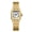 Gold White, variant on CHEETAH Watches for Women with Small Vintage Bracelet, Rectangular Case Roman Dial