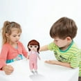 thumbnail image 6 of CREATITOY 6-Inch Girl Dress Up Doll with Pink Pants - Changeable Outfits, Stylable Hair, Adjustable Joints, Educational Gift for Kids Ages 3+ | Durable Plastic Toy for Creative Play & Storytelling, 6 of 6