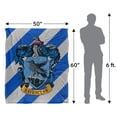 thumbnail image 5 of Harry Potter Ravenclaw Crest 4 Officially Licensed Silky Touch Super Soft Throw Blanket 50' x 60', 5 of 6