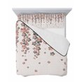 thumbnail image 7 of Quilts Full Size Bedding Set, Spring Floral Lightweight Quilted Comforter, Red Gray Cherry Flowers Blossom Beige Soft Reversible Bedspread Coverlet with Pillow Covers for All Season, 78" x 90", 7 of 7