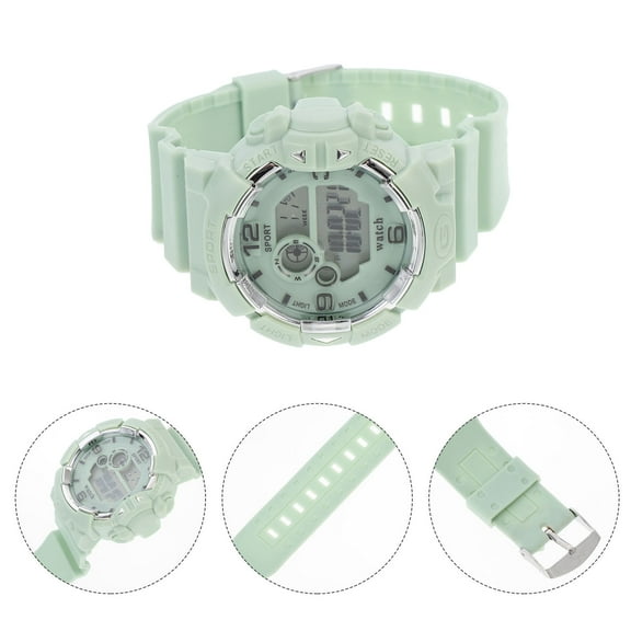 COSMOBETTY Mens Sports Watches Waterproof Luminous Watch Silicone 1Set For Outdoor Running