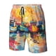 thumbnail image 4 of Fotbe Colorful Fishing Boats Trajes de Baño Estampados para Hombre, Shorts de Verano de Secado Rápido, Ropa de Playa, Bañadores-XX-Large, 4 of 6