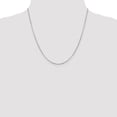 thumbnail image 2 of 14K White Gold chain Cable 20 in 1.4 mm Flat, 2 of 5
