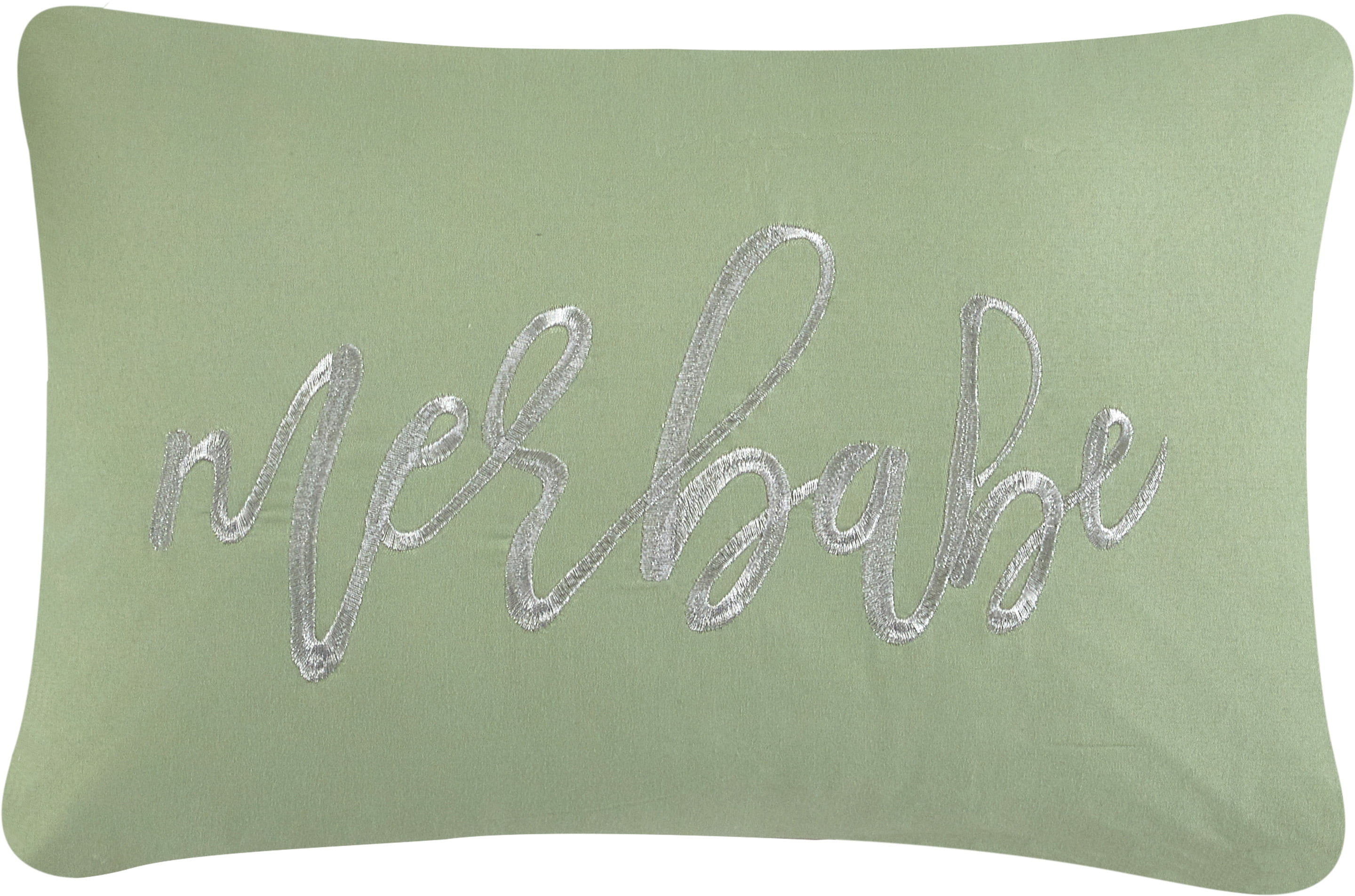 Lanco Merbabe Geometric 7 Piece Comforter Set, Sage, California King, 100% Polyester