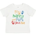 thumbnail image 3 of Inktastic Nanny and Papa Love Me Boys or Girls Toddler T-Shirt, 3 of 5