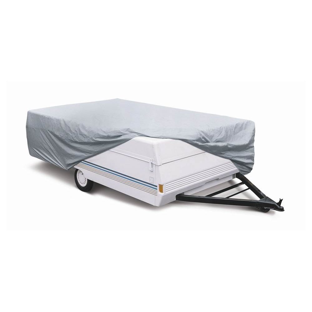 Polypropylene Folding Tent Trailer Cover in Grey (Model 1) Walmart