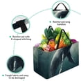 thumbnail image 3 of Whale Large Reusable Foldable Oxford Cloth Shopping Bag with Collapsible Bucket, Storage Box, and Laundry Bag, 3 of 7