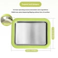 thumbnail image 4 of Instant Ice Cream Roller, Green 304 Steel Tray with 2 Spatulas, DIY Yogurt Maker, Style C, 4 of 10