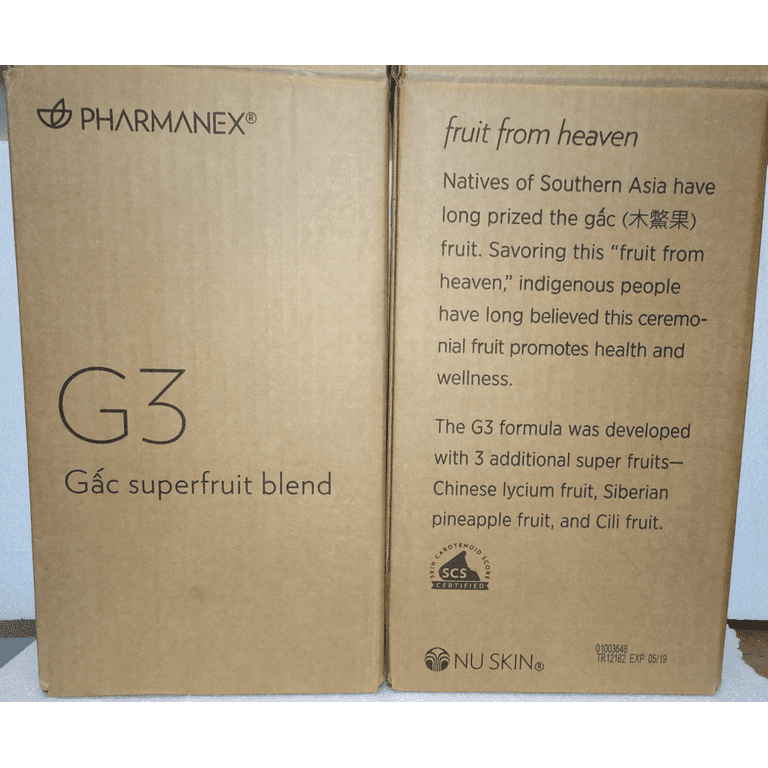 Nu Skin Pharmanex Gac G3 Pack - Brand New, Made in USA, Ships