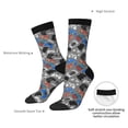 thumbnail image 4 of Logiee Video Game Print Adult Socks for Men & Women,Calf Socks, Ankle Socks,Boots Socks,Breathable Casual Sock,Unisex Crew Socks, 4 of 6