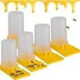 thumbnail image 6 of Bee Feeder, Plastic Bee Feeder Beehive Drinking Bowl Portable Easy To Use Bee Keeping Equipment Beekeeping Tool, 6 of 7