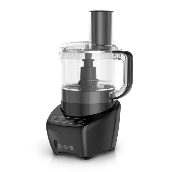 BLACK DECKER Easy Assembly 8-Cup Food Processor, Black, FP4200B