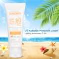 thumbnail image 3 of Crema Bloqueadora Solar Spf50+, Previene Los Rayos Uva Y Uvb Crema De Protección Contra La Radiación UV, Blanquea E Hidrata La Piel Protege La Piel De Daños Por El Sol, La YLSHRF Otros, 3 of 8