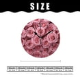 thumbnail image 2 of 12 Inch Wall Clock Battery Operated Silent Clock Decorative for Office, Kitchen, Outdoor, Living Room，A Large Bouquet of Many Pink Roses Lovely, 2 of 5