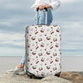 thumbnail image 7 of Gukieu Cherry Berries Print Suitcase Protective Cover, Elastic Zipper Buckle Suitcase Protective Cover, Suitable for Travel, Business Trip-Large, 7 of 7
