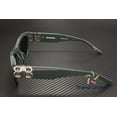 thumbnail image 4 of BALENCIAGA BB0311SK 004 Rectangular Acetate Green 53 mm Women's Sunglasses, 4 of 5
