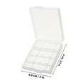 thumbnail image 2 of SWETRACE 10Pcs Sturdy Plastic Batteries Storage Case for Everyday Use, 2 of 7