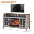 thumbnail image 5 of 55" Electric Fireplace Inserts, 1500W Recessed Stove Heater with 9H Timer, 4 Brightness 11 temperature settings for Indoor Use, 5 of 6