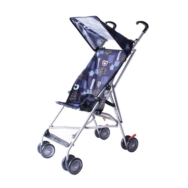 Buy Wonder Buggy Parker One Position Umbrella Stroller With Canopy Bear Navy Walmart Com Walmart Com