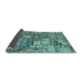 thumbnail image 2 of Ahgly Company Indoor Rectangle Abstract Light Blue Modern Area Rugs, 3' x 5', 2 of 4