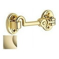 thumbnail image 2 of Baldwin 0950 2-1/2" Solid Brass Swivel Cabin Door Hook - Black, 2 of 2