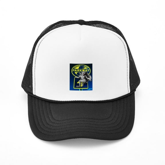 CafePress - N.J. GS PARKWAY DEVIL, - Adjustable Unisex Printed Trucker Hat with Mesh Back