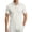 White, variant on IWRICH Men's Knit Basic Polo Shirt Short Sleeve Textured Classic Solid Color Tees Collared Business Slim Fit Tops White XL