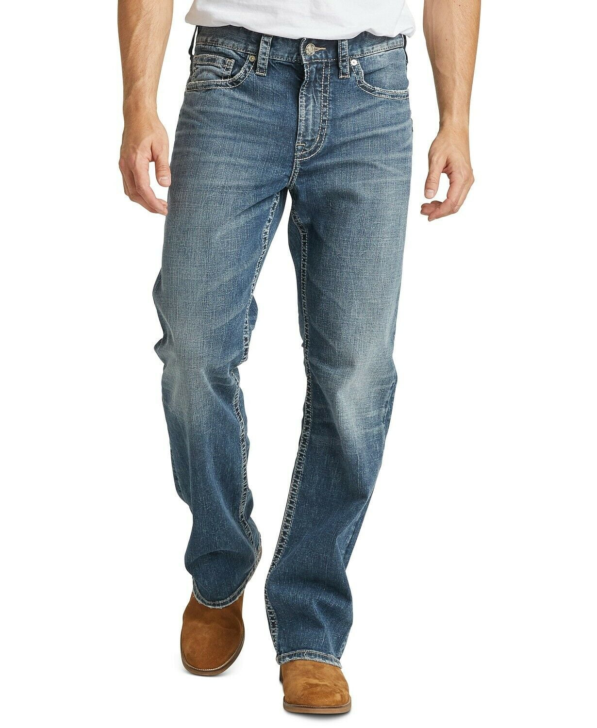 Mens silver jeans bootcut Clearance