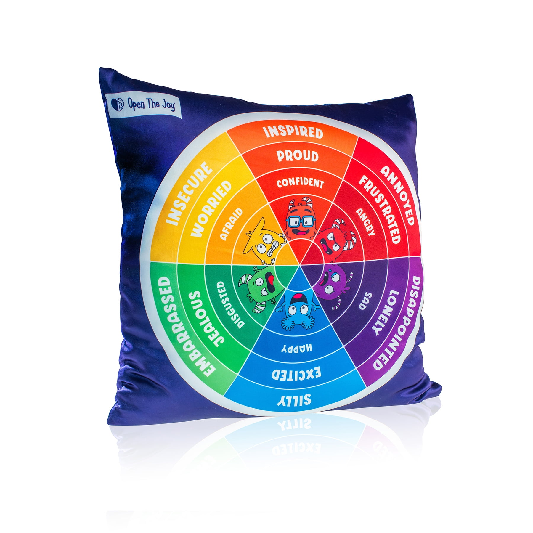 Open the Joy Weighted Emotions Wheel Pillow, Bilingual English & Spanish