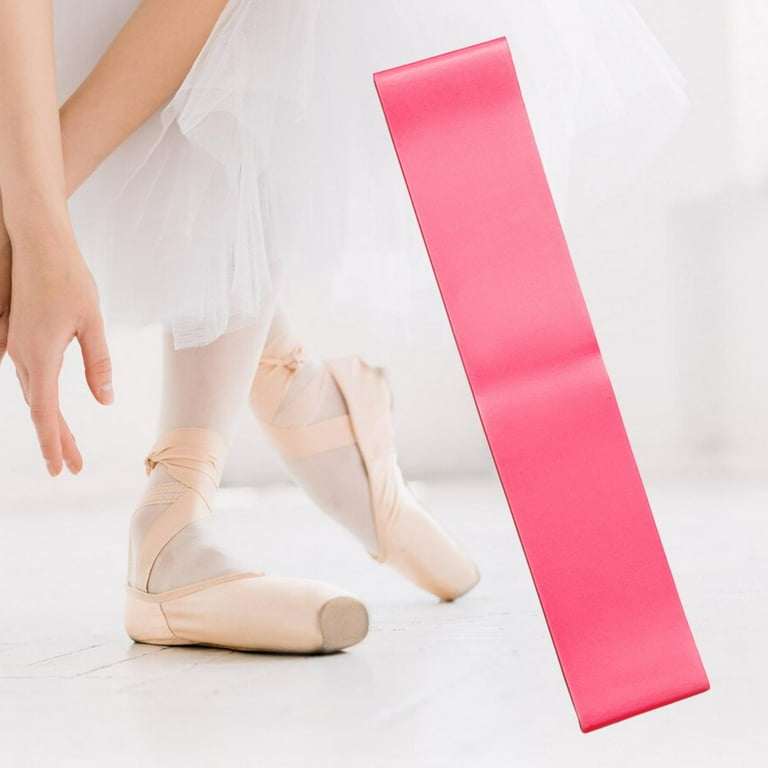 funtasica Instep Elastic Band Ballet Foot Stretcher Band Dance Equipment Loop Resistance Band Ballet Foot Stretcher for Pilates Warm up Red