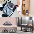 thumbnail image 2 of Bolsa para zapatos de 15 piezas, fundas transpirables de tela no tejida con cordón, ventana transparente, a prueba de polvo, compatible con viajes y almacenamiento en casa., 2 of 5