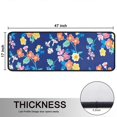 thumbnail image 5 of Kitchen Rugs Sets Of 2,Pioneer Flower Floral Print Pattern Anti Fatigue Kitchen Mat Rugs Non Slip Washable,Decorative Kitchen Floor Mats for Kitchen,Sink,Laundry,17"x47"+17"x47", 5 of 5