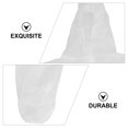 thumbnail image 2 of EeaseMX Ropa de protección desechable, tela no tejida, transpirable, disfraz de una pieza para niños, para uso en interiores y exteriores, talla S (blanco, con guantes y cubrezapatos)., 2 of 7
