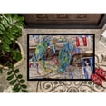 thumbnail image 3 of Carolines Treasures 8914JMAT Blue Crabby Bottles of Barqs Rootbeer Door Mat Indoor Rug or Outdoor Welcome Mat 24x36, 3 of 4