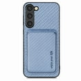 thumbnail image 6 of Allytech Detachable Wallet Case for Samsung Galaxy S23 FE, Fiber Texture Design Magnetic Card Holder Case for Women&Men, Slim Fit Shockproof Full Body Protective Back Cover - Blue, 6 of 7